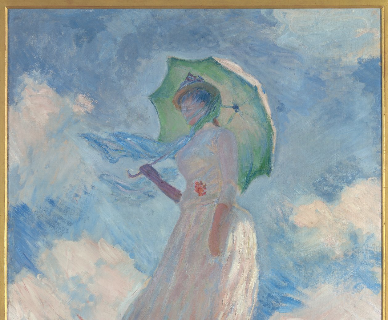 Test sylwetki na świeżym powietrzu autorstwa Claude Monet