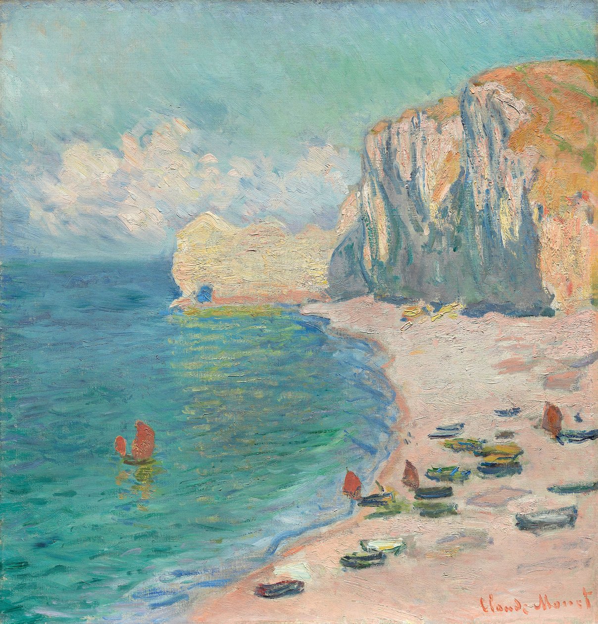 Étretat: Plaża i Falaise d