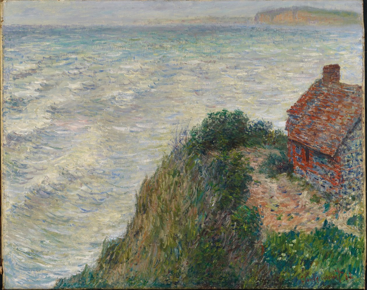 Dom Rybaka w Petit Ailly, 1882 r. autorstwa Claude Monet