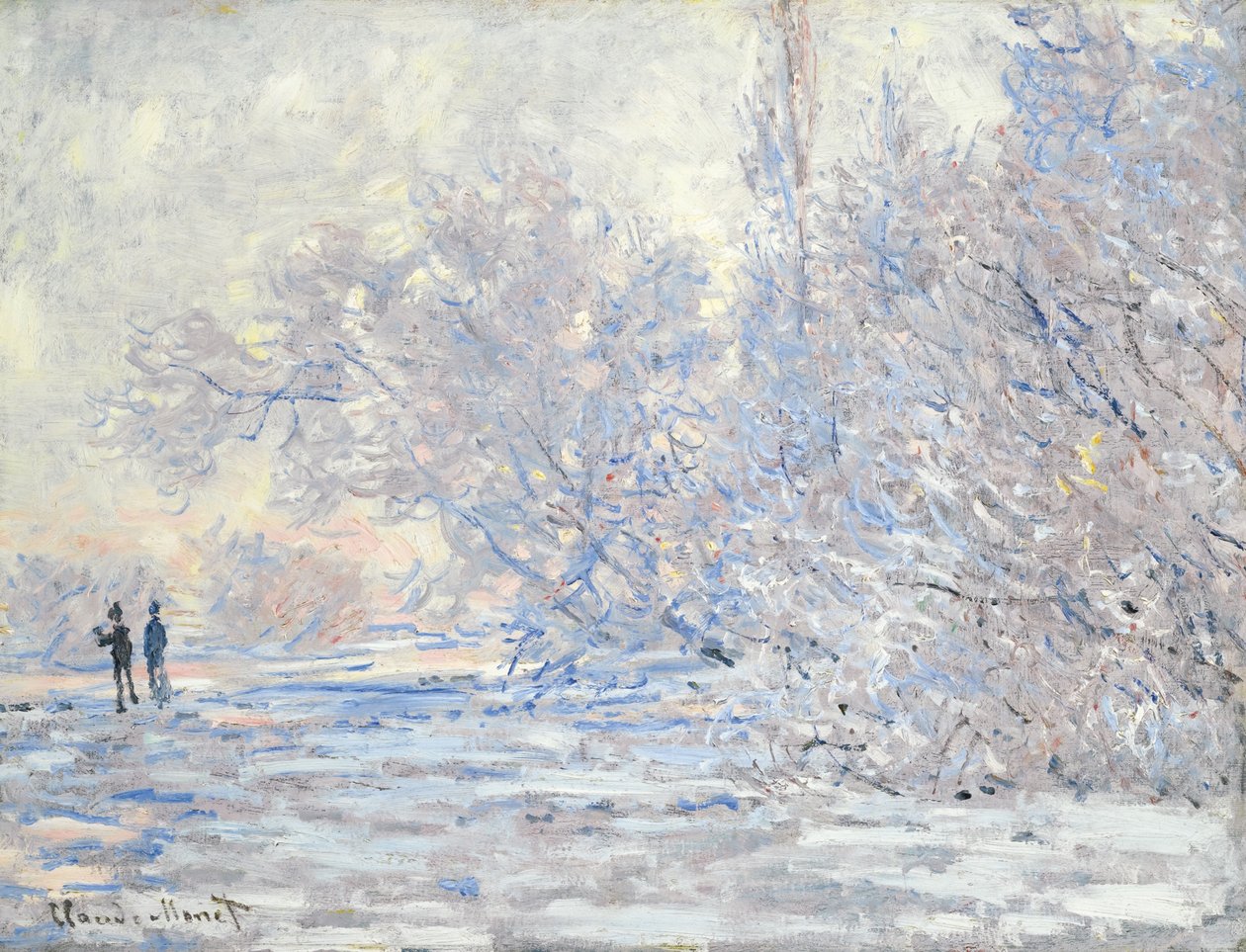 Mróz w Giverny Mróz w Giverny, 1885 autorstwa Claude Monet