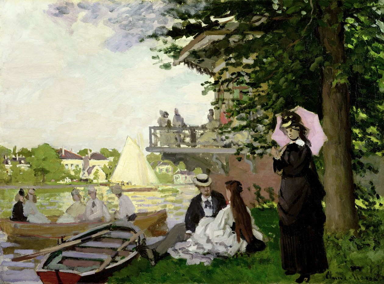 Garden House na Zaan, Zaandam, 1871 autorstwa Claude Monet