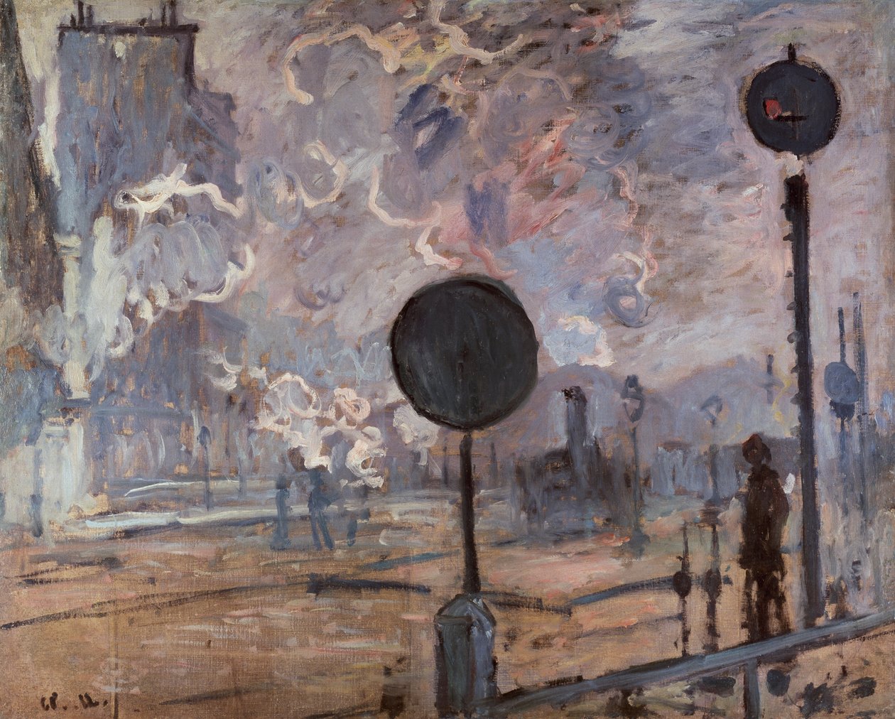 Gare Saint Lazare (Le Signal) autorstwa Claude Monet