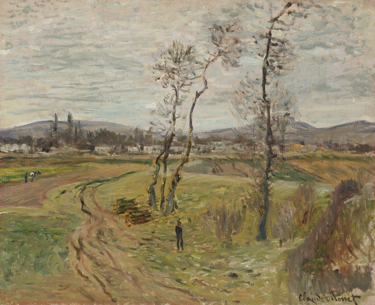 Równina Gennevilliers; Równina Gennevilliers, 1877 autorstwa Claude Monet