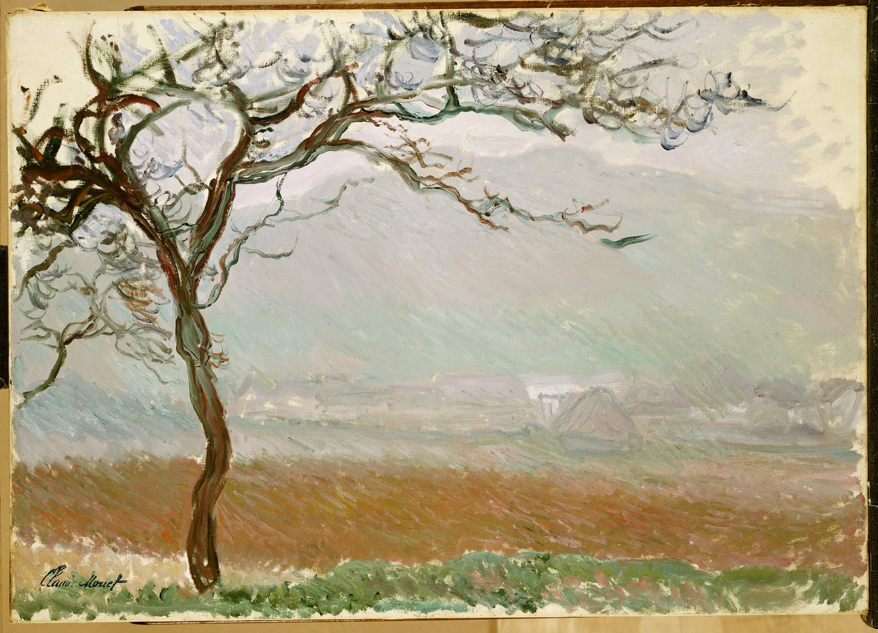 Wieś Giverny autorstwa Claude Monet