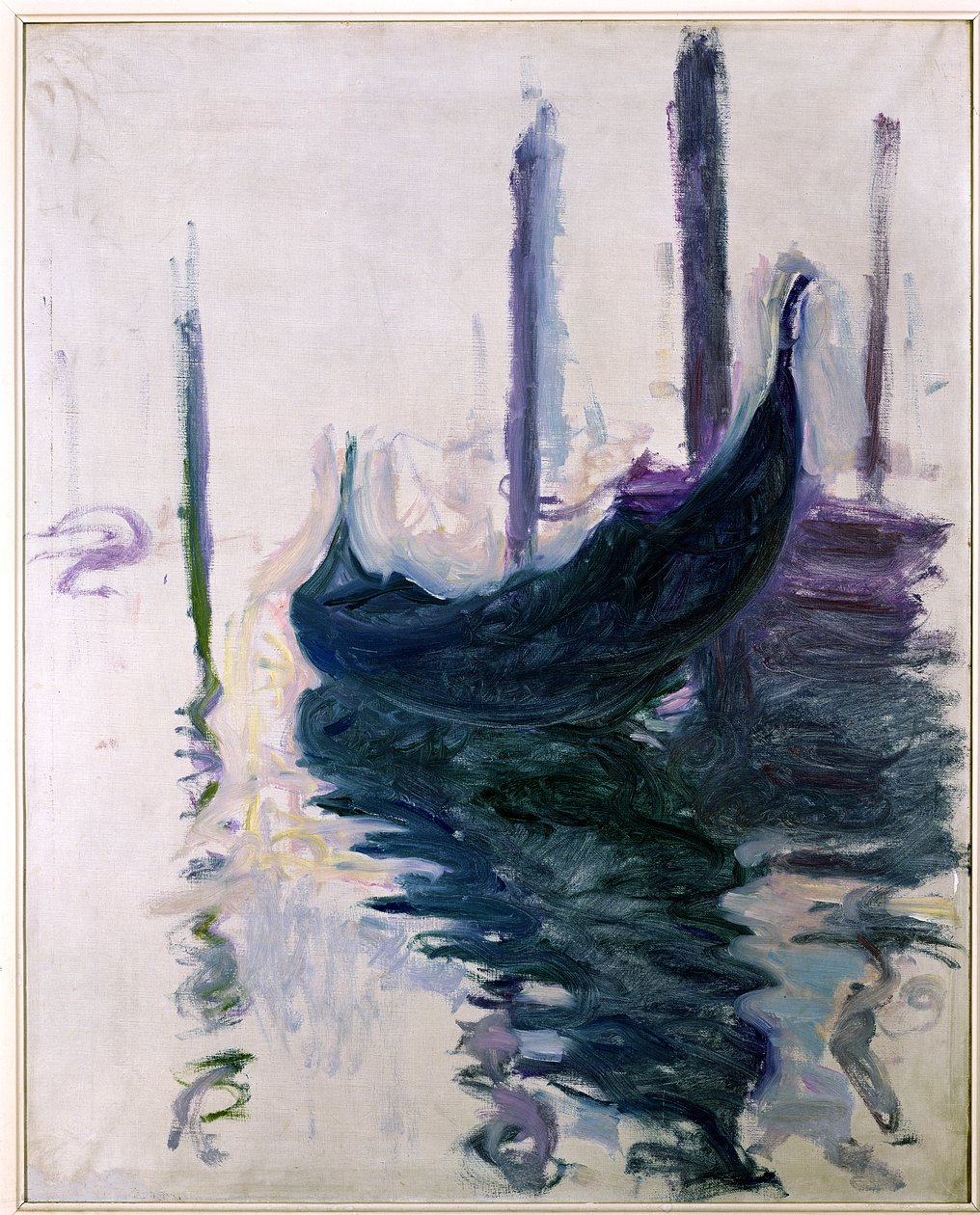 Gondole w Wenecji, 1908 autorstwa Claude Monet