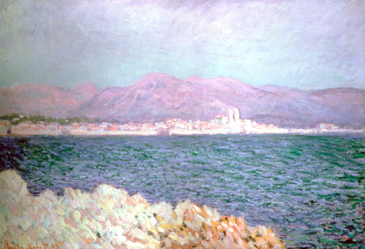 Zatoka Antibes, 1888 autorstwa Claude Monet