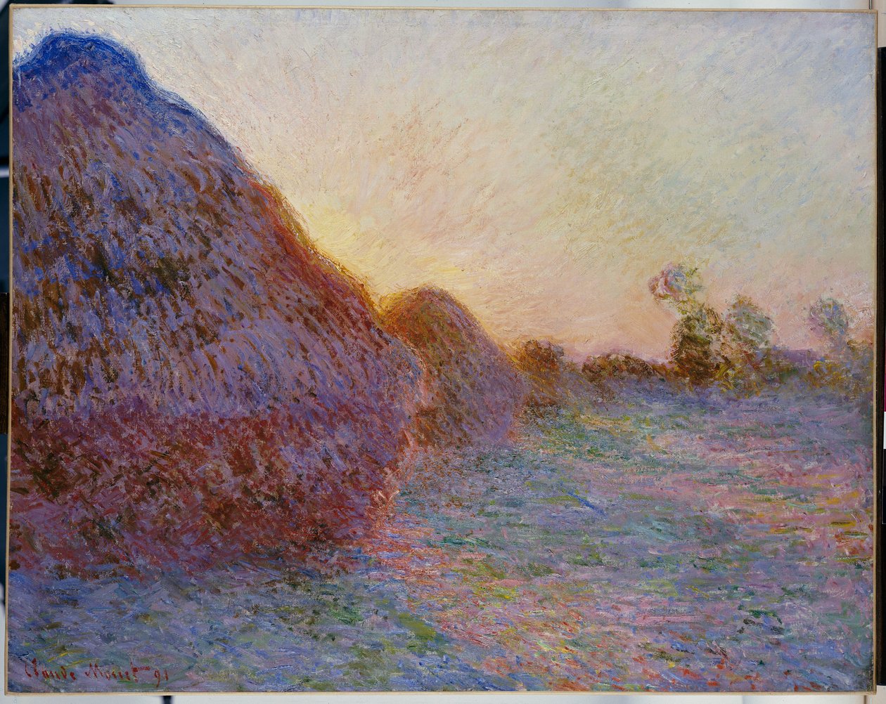 Stogi siana autorstwa Claude Monet