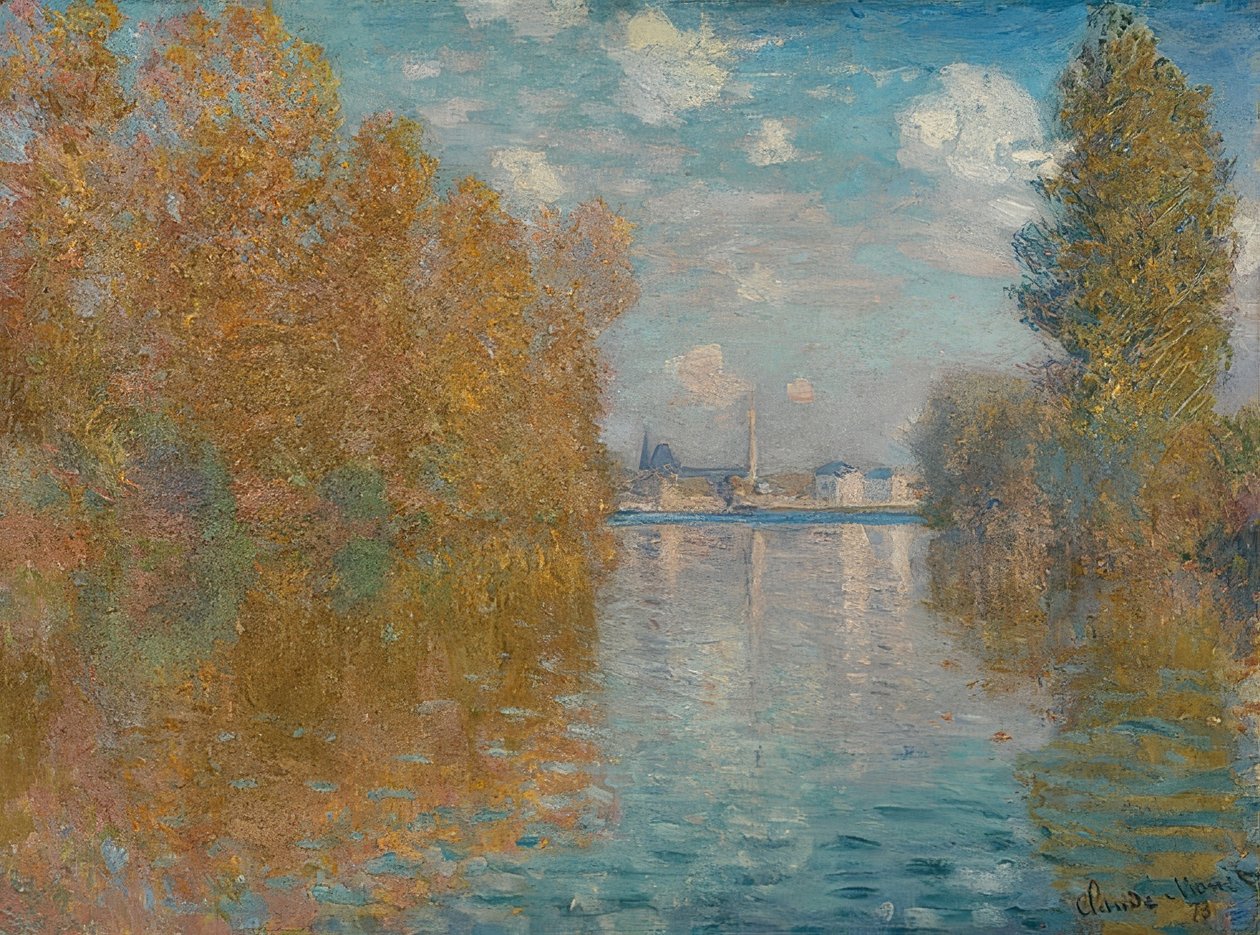 Jesienny nastrój w Argenteuil. 1873 autorstwa Claude Monet
