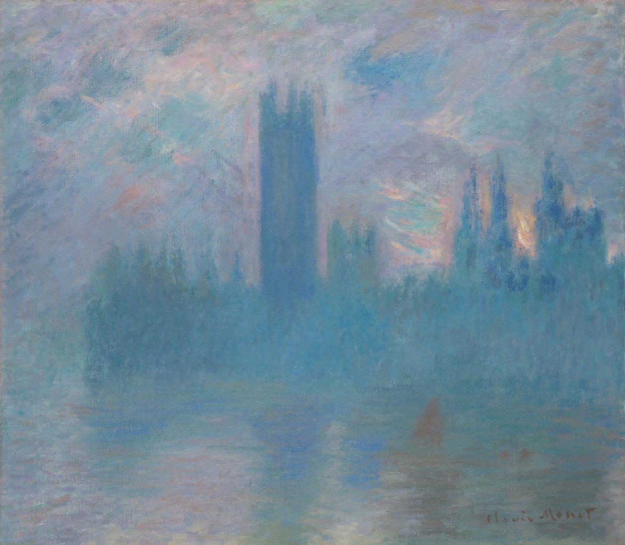 Houses of Parliament, Londyn, 190001. autorstwa Claude Monet