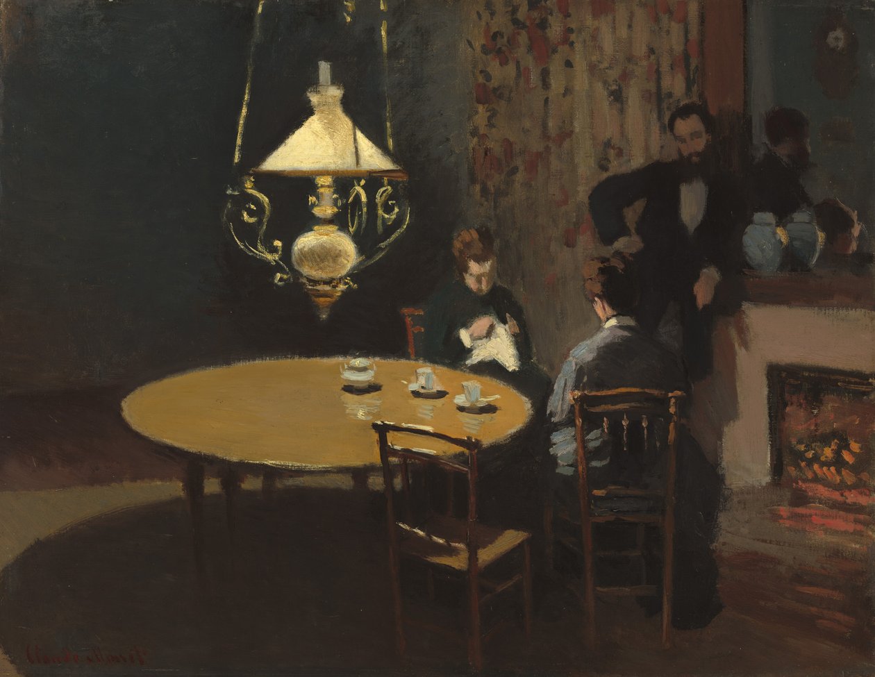 Interior, depois do jantar polonês autorstwa Claude Monet