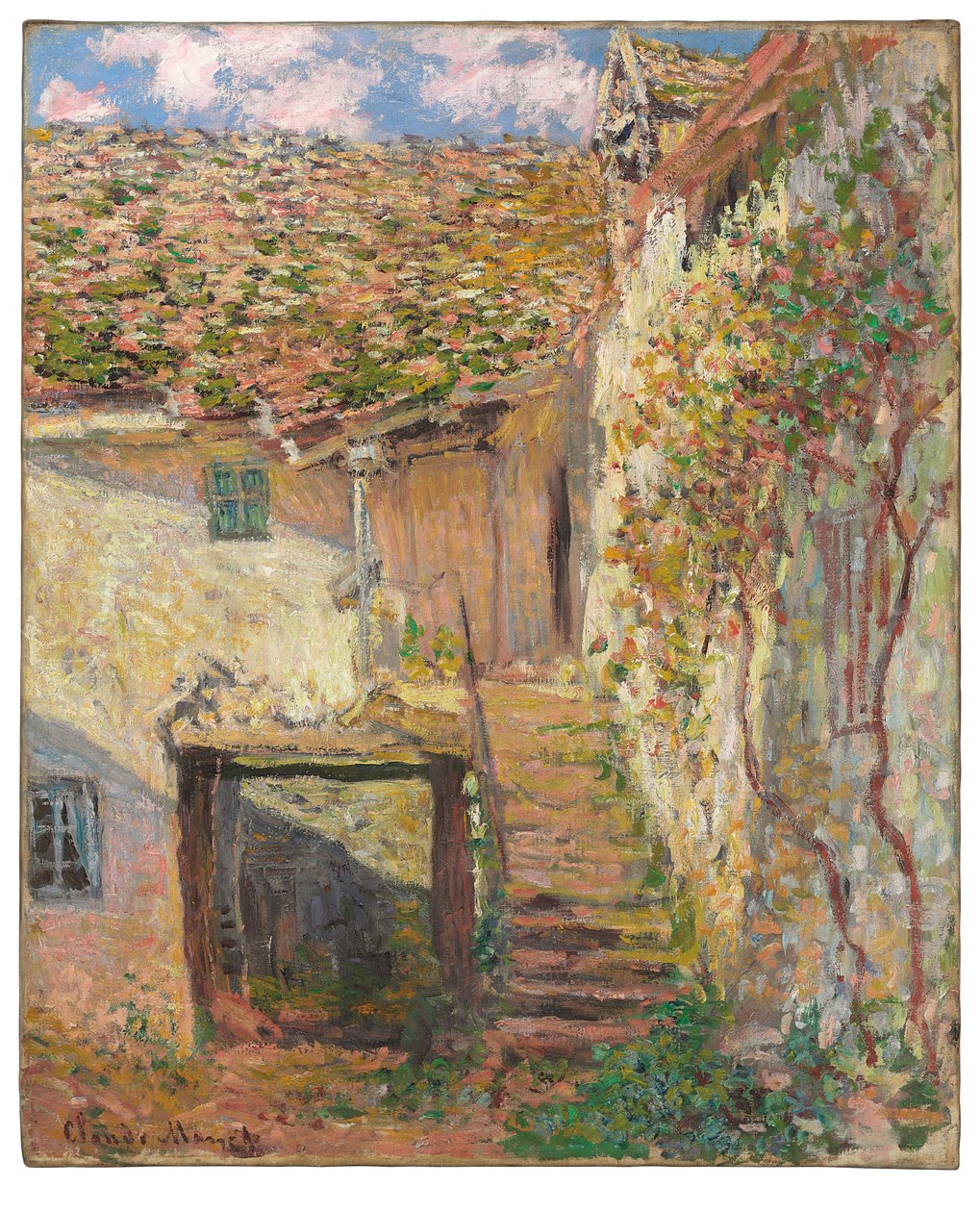 Schody, 1878 autorstwa Claude Monet
