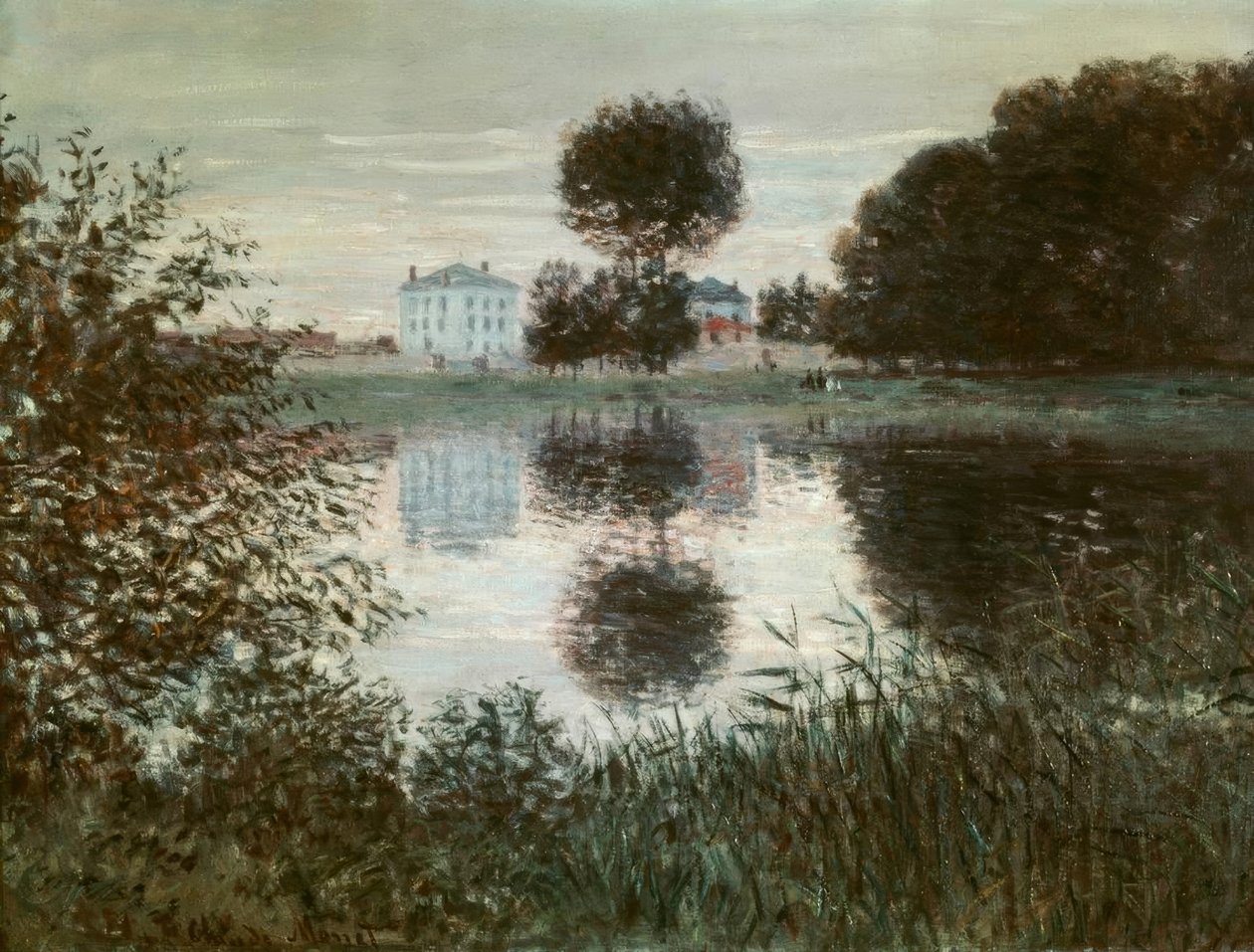 Drzewo w kuli, Argenteuil autorstwa Claude Monet