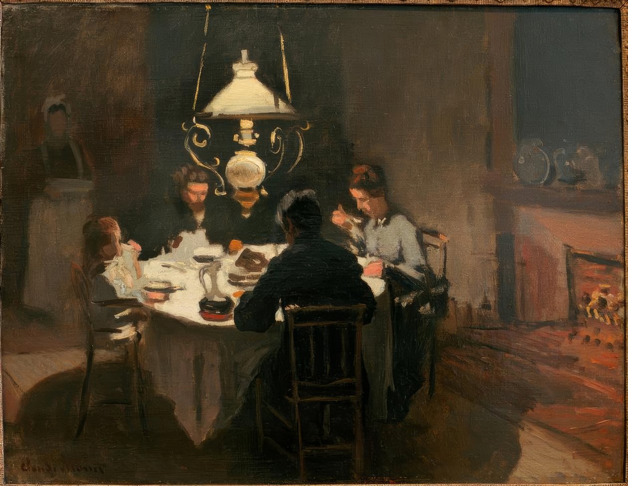 Le Dîner (Obiad) autorstwa Claude Monet