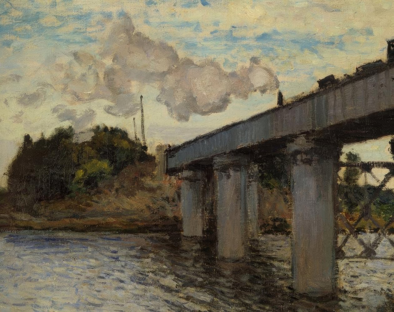 Most kolejowy w Argenteuil autorstwa Claude Monet