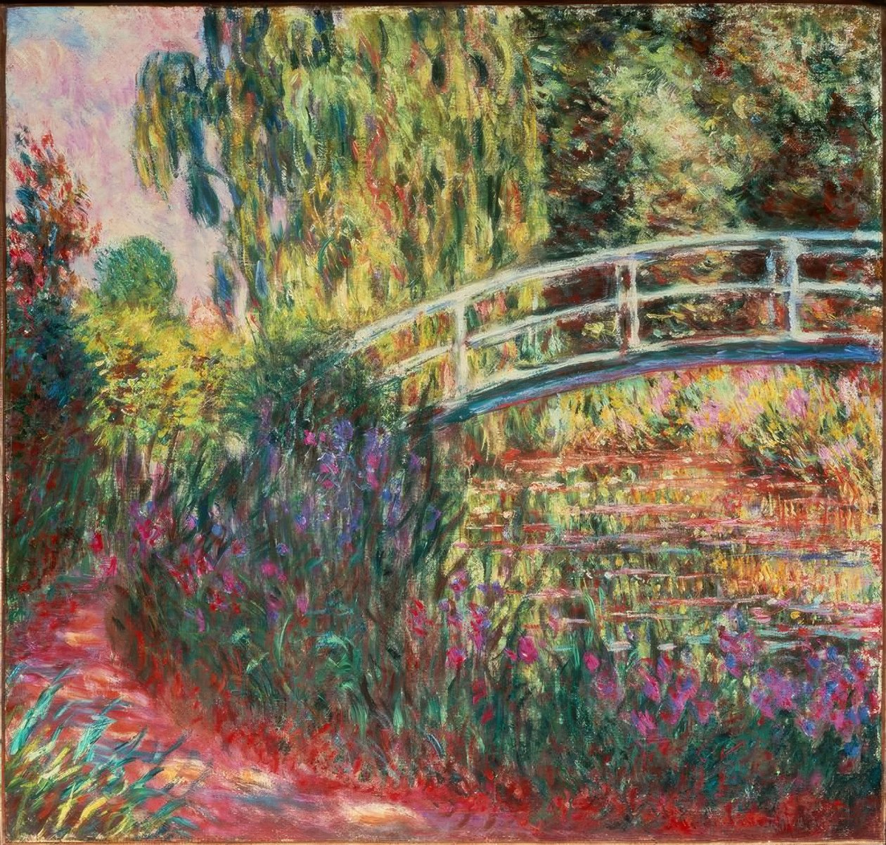 Most Japoński autorstwa Claude Monet