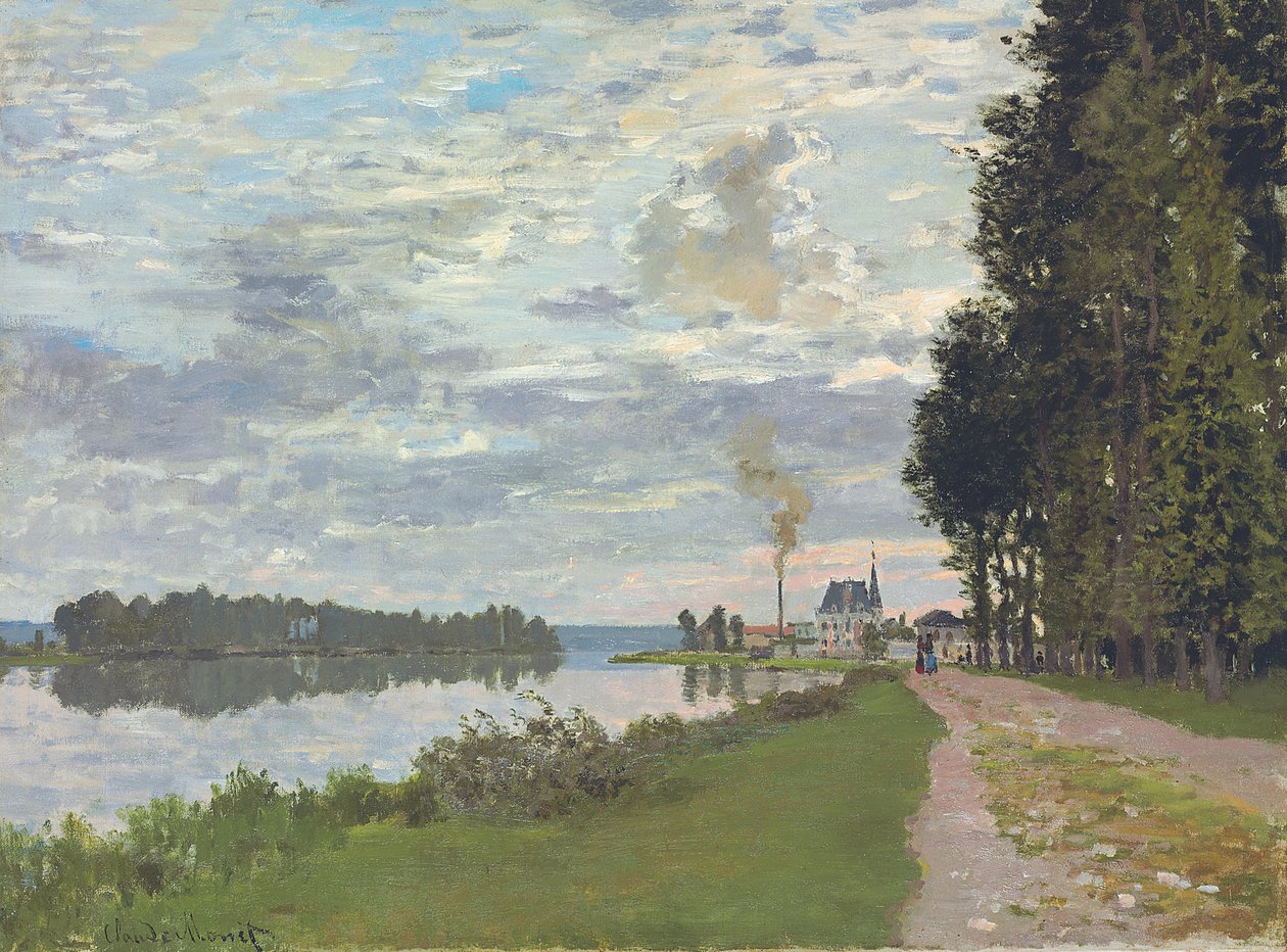 Promenada Argenteuil autorstwa Claude Monet