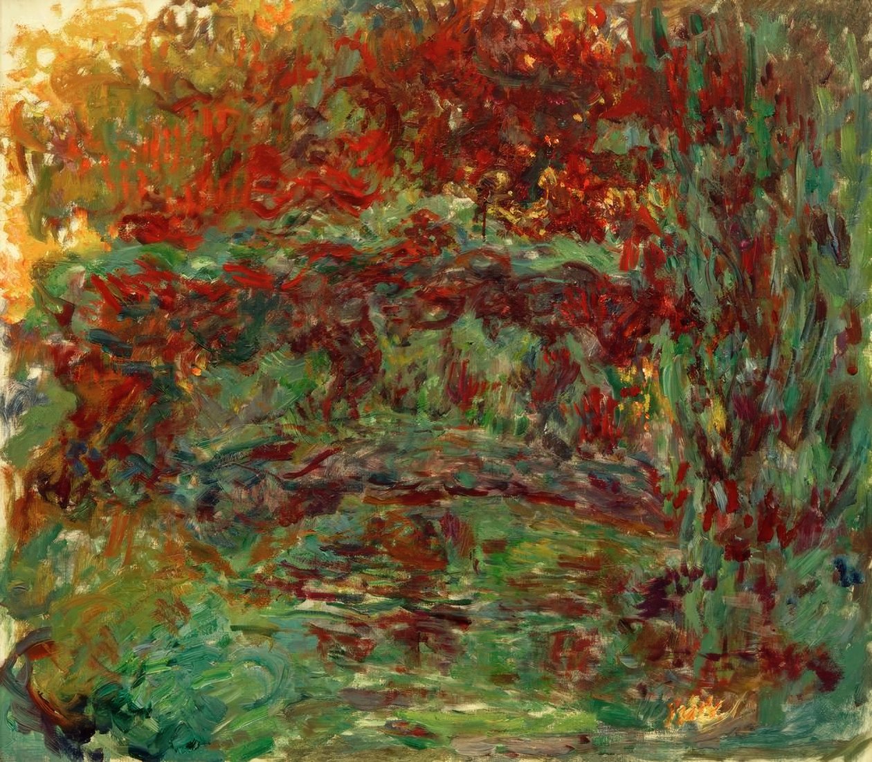 Most Japoński autorstwa Claude Monet