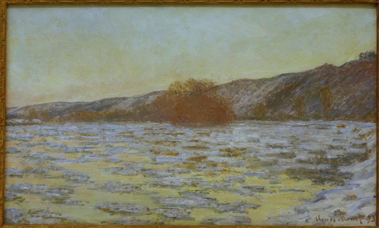 Sople, efekt zmierzchu autorstwa Claude Monet