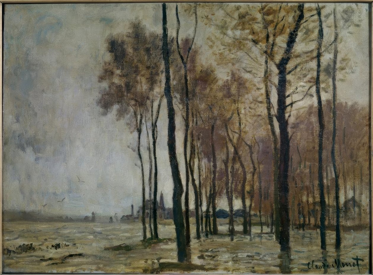 Powódź w Argenteuil autorstwa Claude Monet