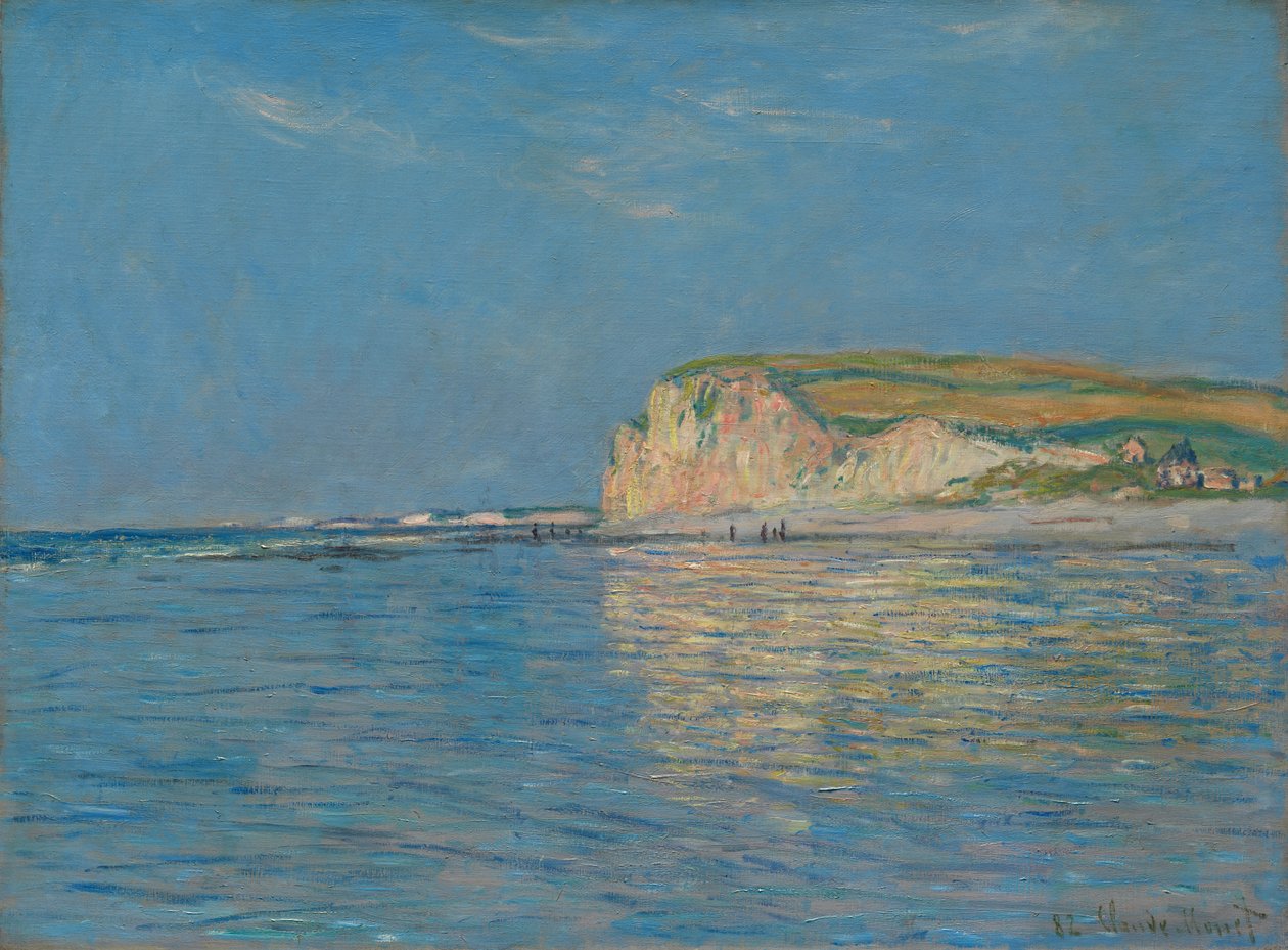 Odpływ w Pourville, niedaleko Dieppe, 1882 autorstwa Claude Monet