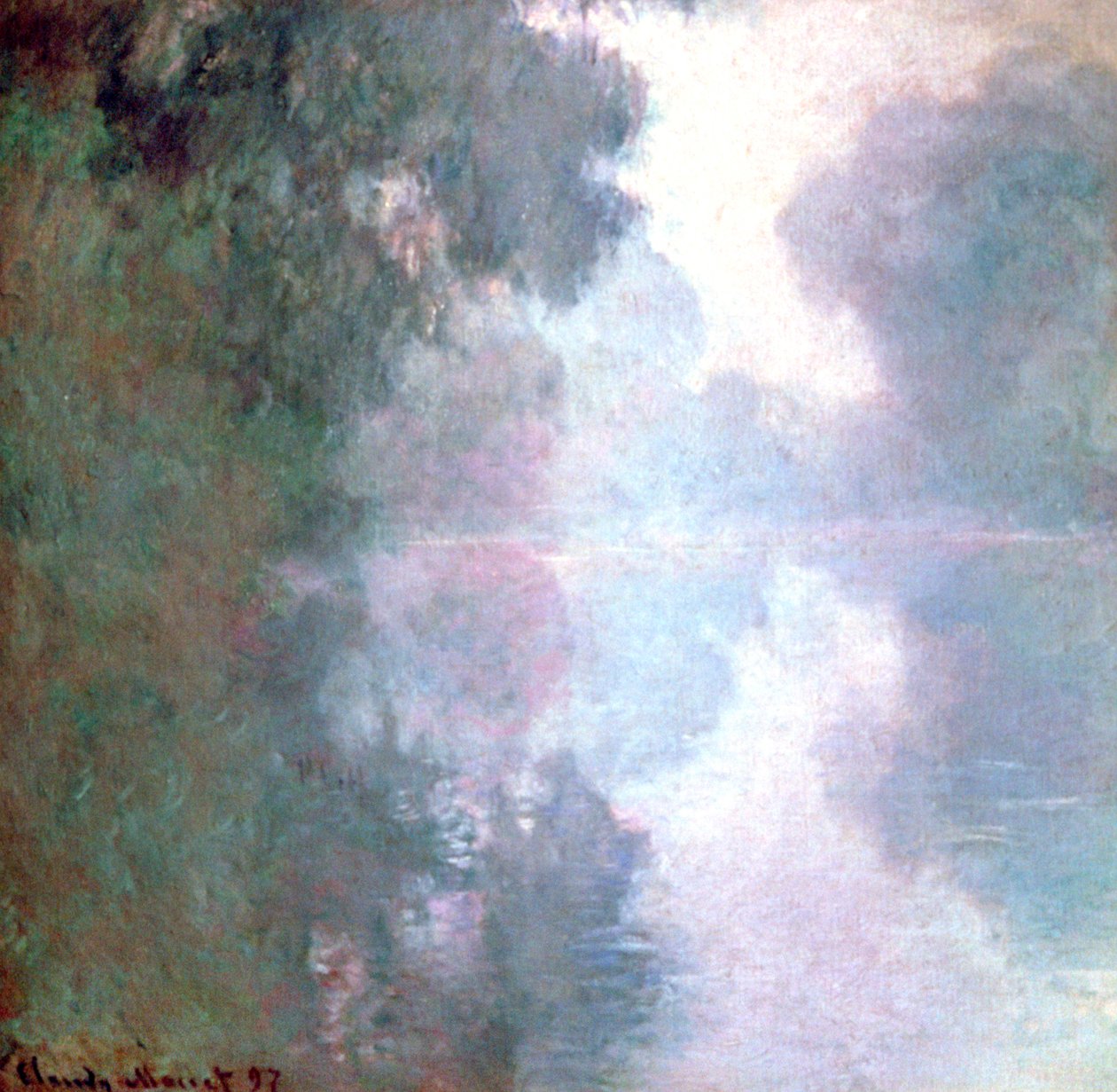 Poranne mgły, 1897 autorstwa Claude Monet