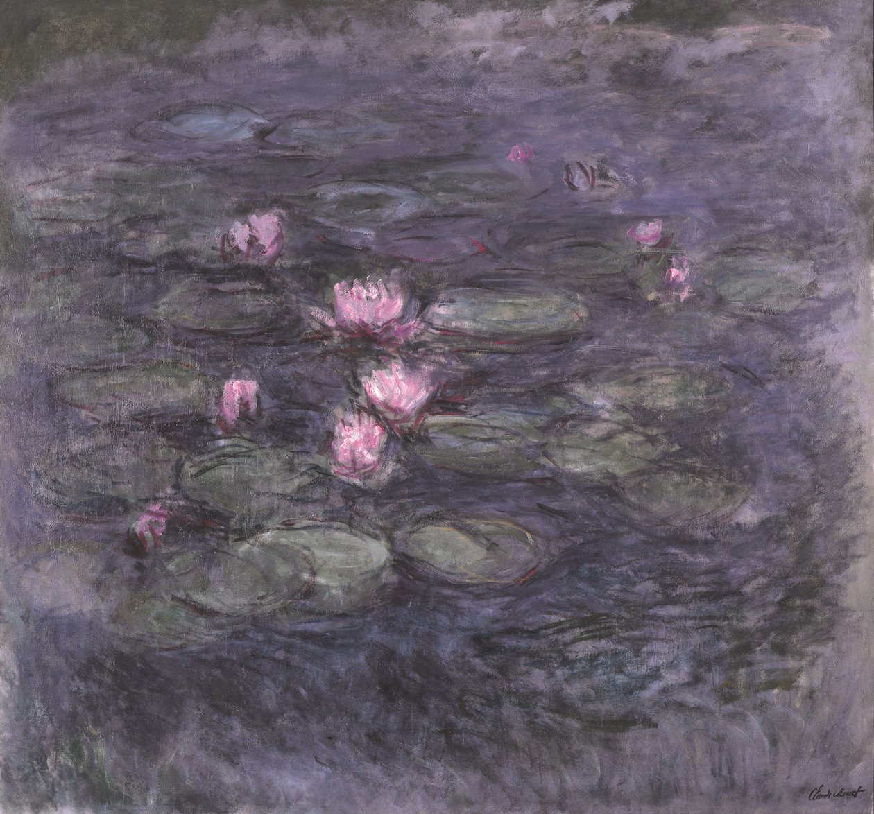 Nimfy, ok. 1914 autorstwa Claude Monet