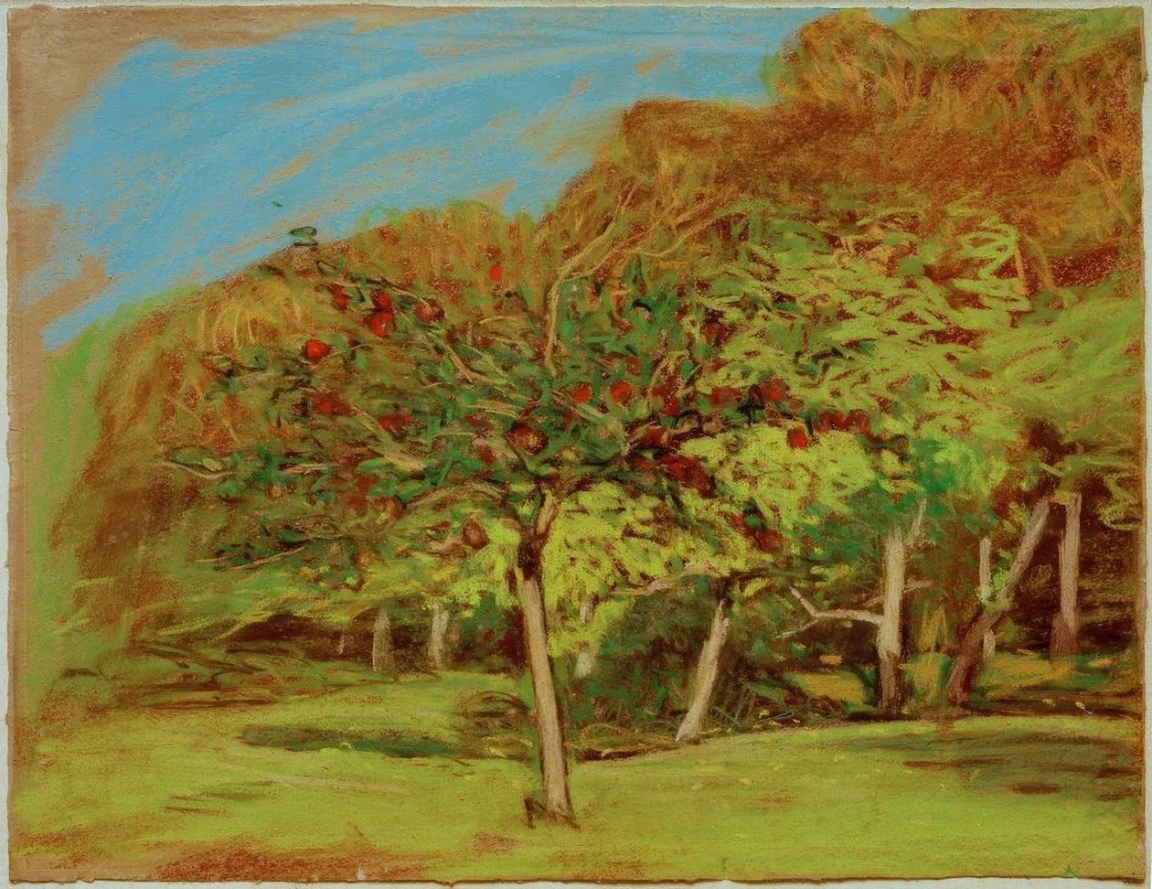 Drzewa owocowe autorstwa Claude Monet