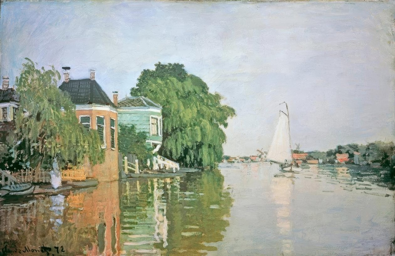 Krajobraz w pobliżu Zaandam autorstwa Claude Monet