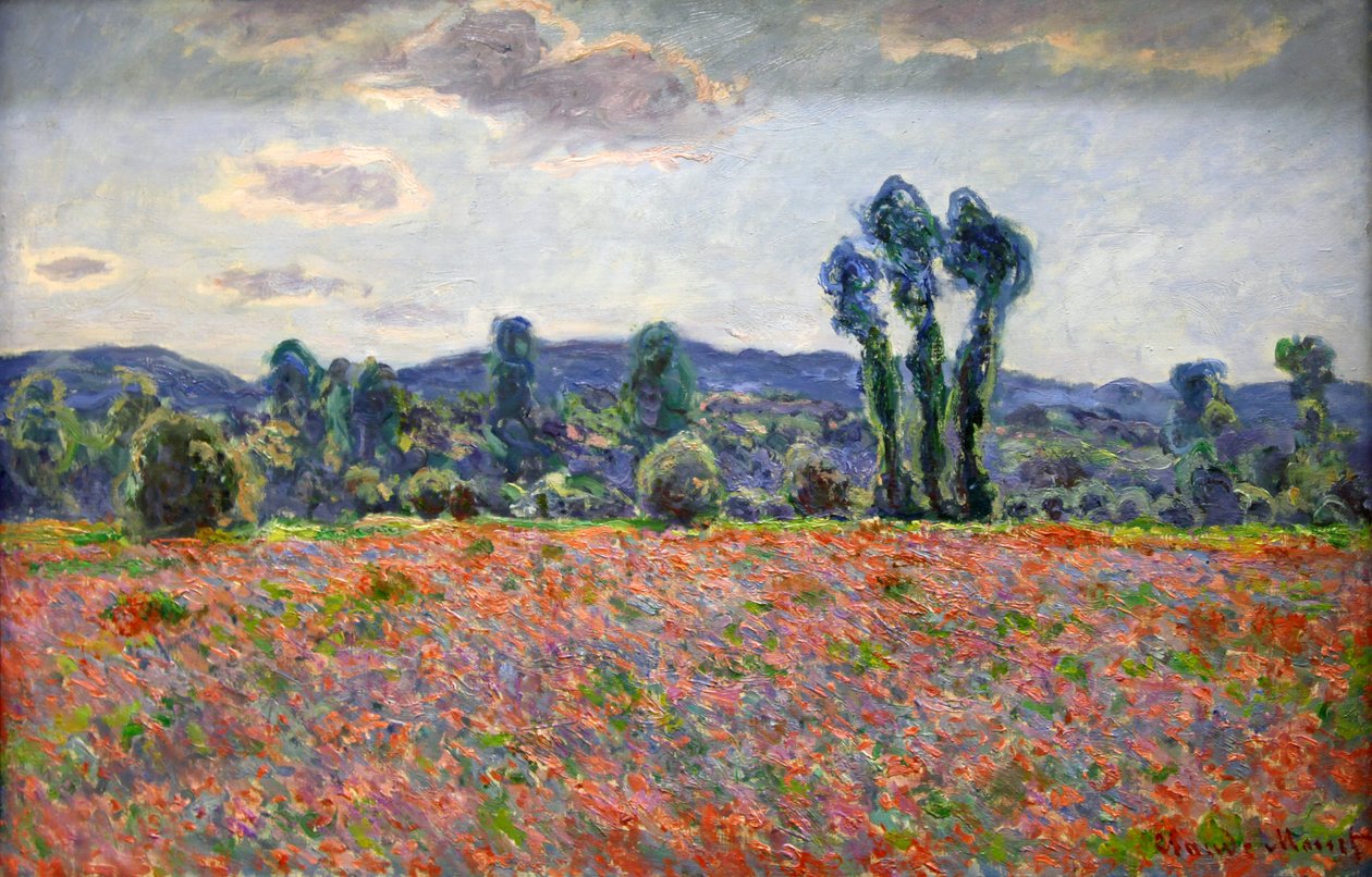 „Makowe Pole”, 1887 r. autorstwa Claude Monet