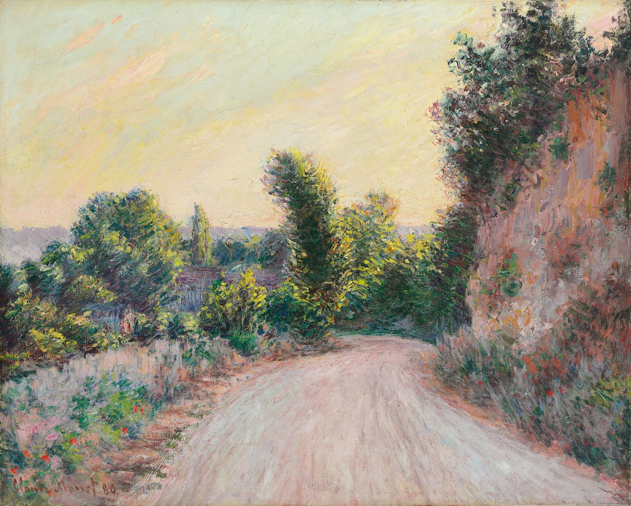 Droga; Chemin, 1885 autorstwa Claude Monet
