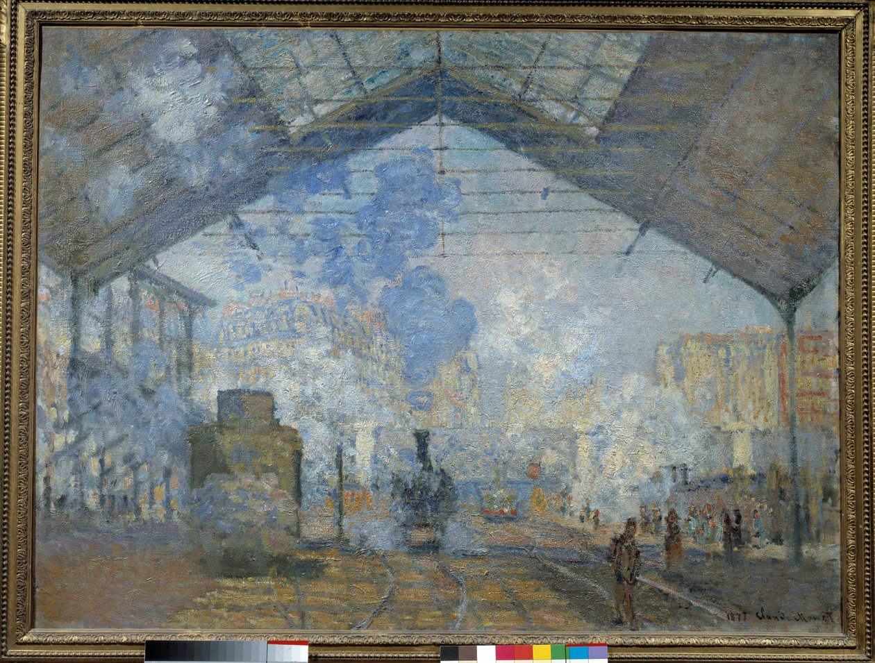 Stacja kolejowa Saint-Lazare autorstwa Claude Monet