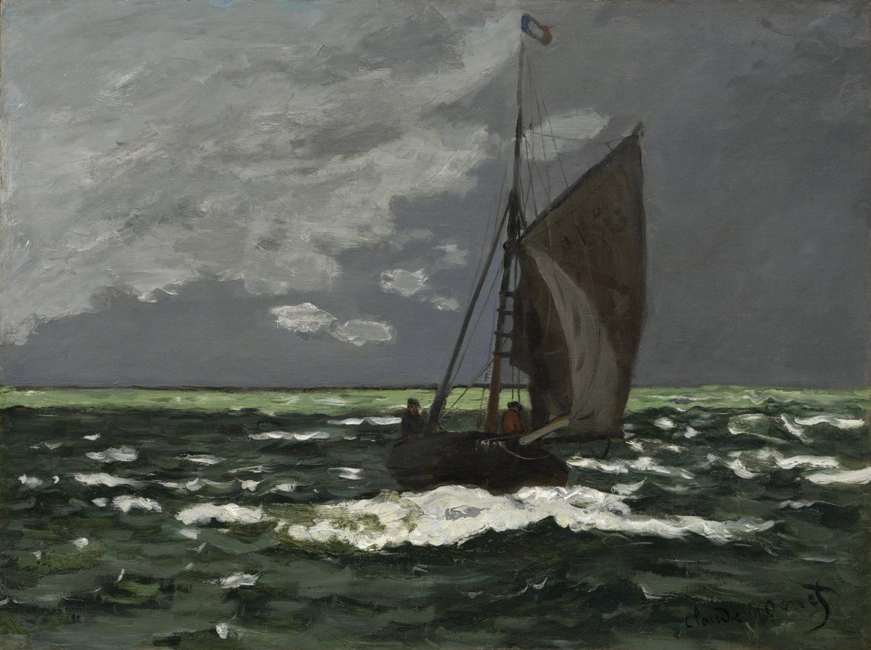 Pejzaż morski, Burza autorstwa Claude Monet