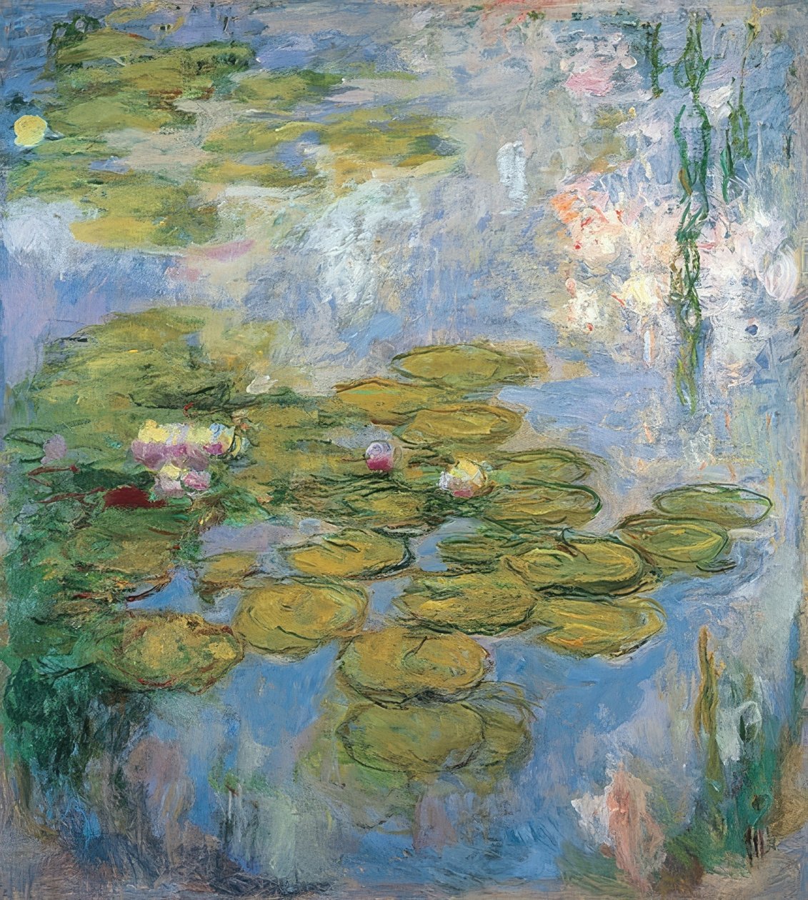 Lilie wodne (Nymphéas). 1916-19 autorstwa Claude Monet