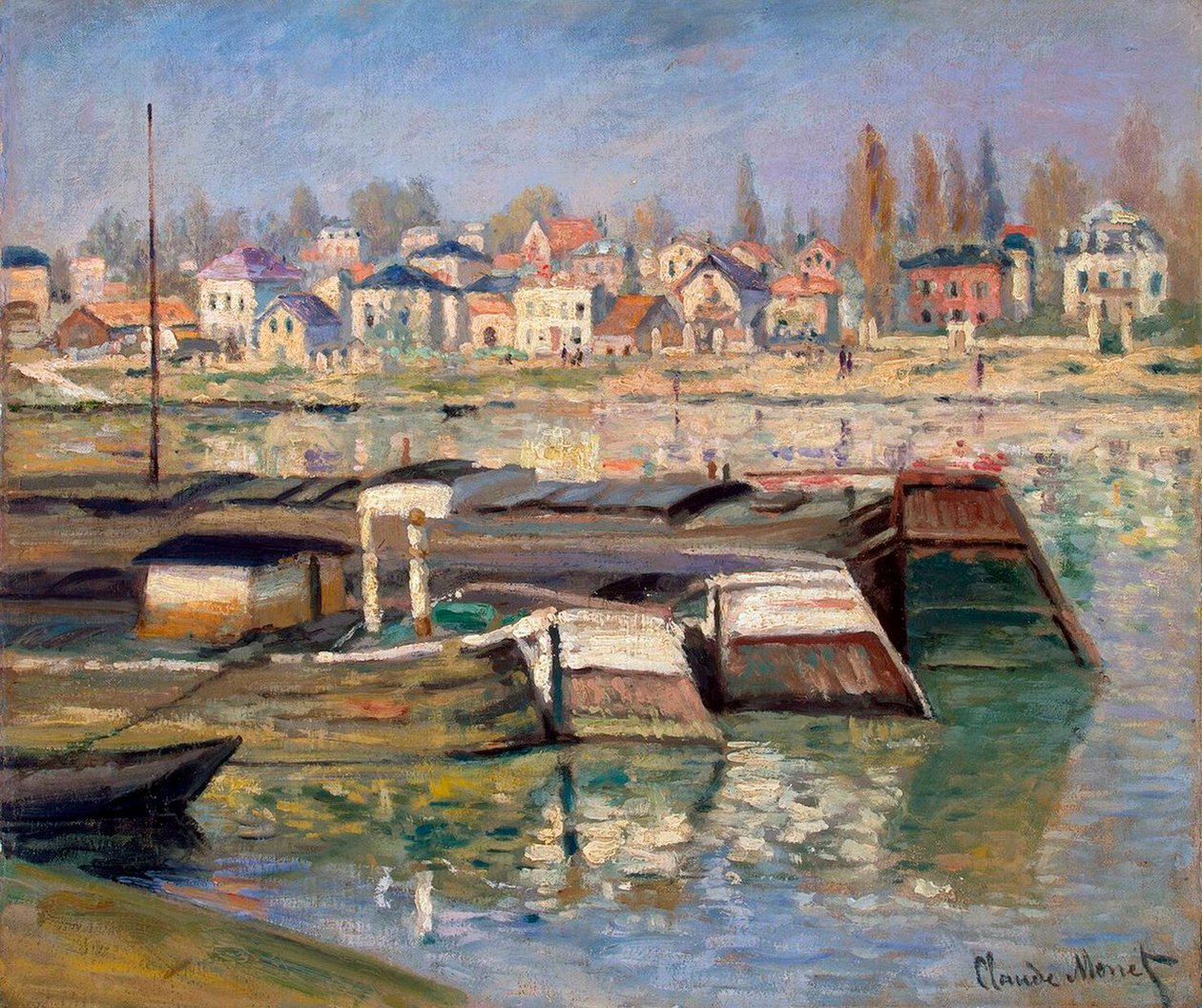 Sekwana w Asnières, 1873. autorstwa Claude Monet