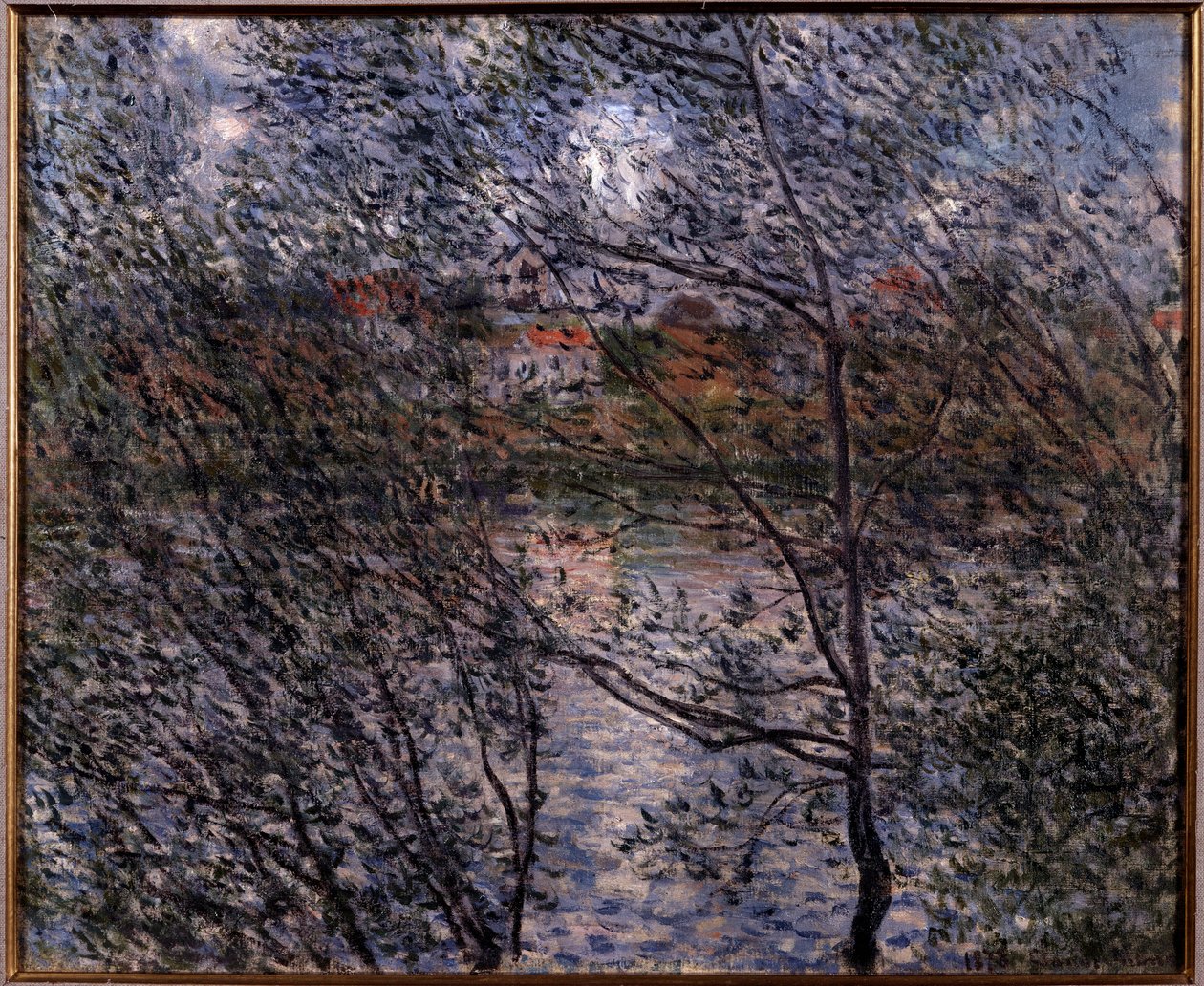 Wiosna przez gałęzie autorstwa Claude Monet
