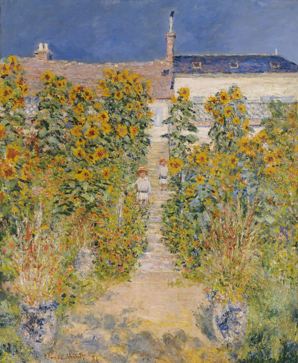 Ogród Artysty w Vetheuil autorstwa Claude Monet