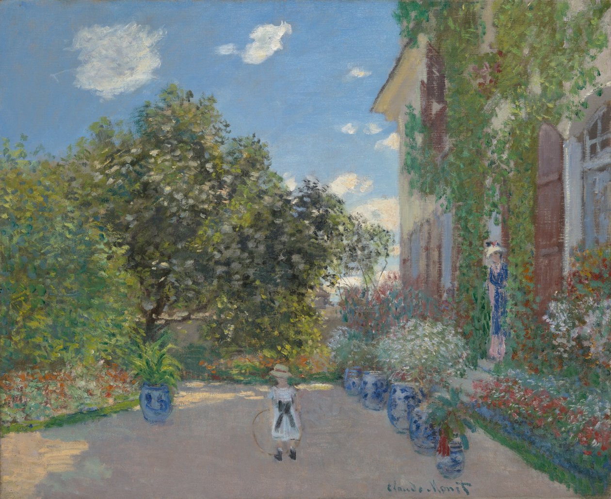 Dom artysty w Argenteuil autorstwa Claude Monet