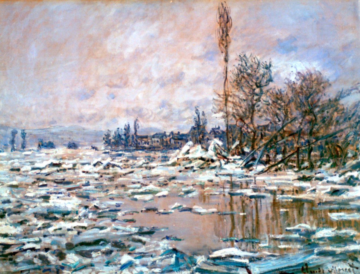Rozmrażanie, ok. początek XX wieku autorstwa Claude Monet