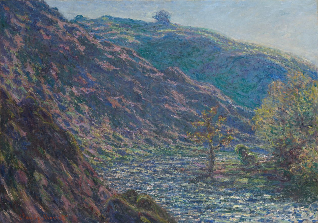 Rzeka Petite Creuse autorstwa Claude Monet