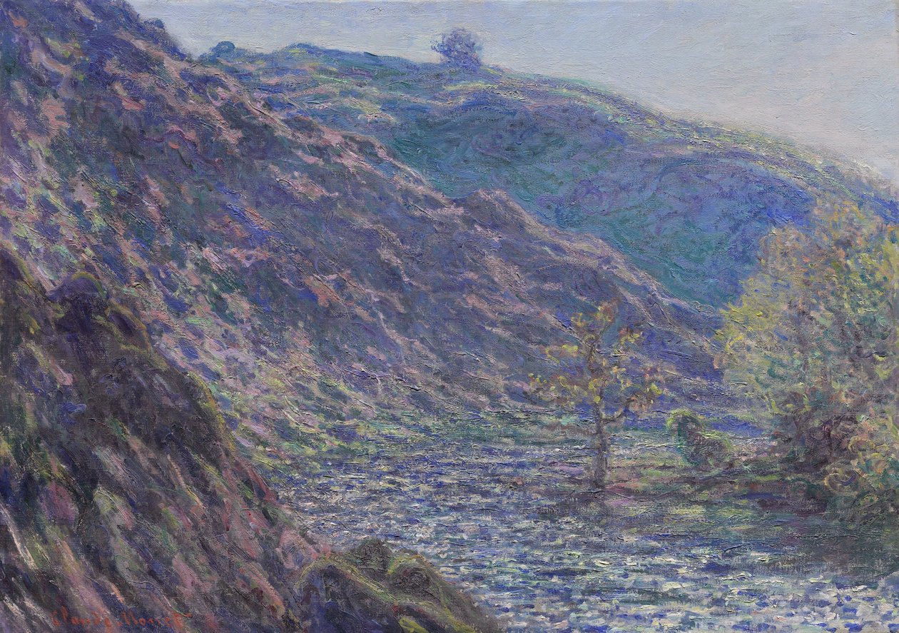 Rzeka Mała Creuse, 1889 autorstwa Claude Monet