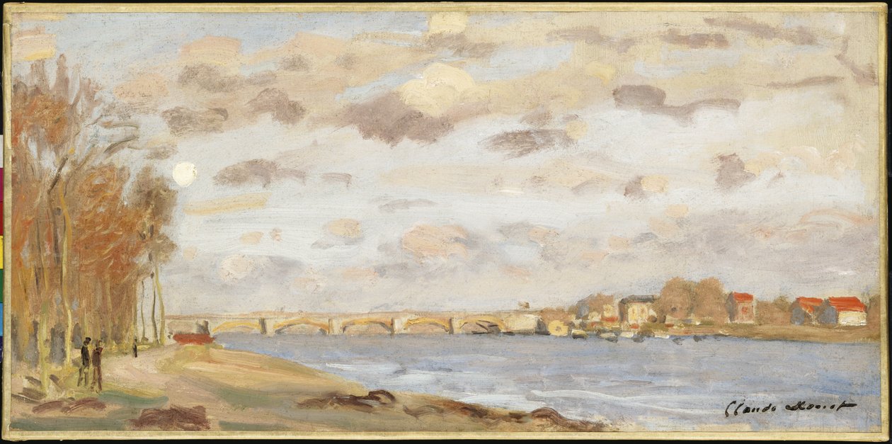 Sekwana w Argenteuil, 1872 autorstwa Claude Monet