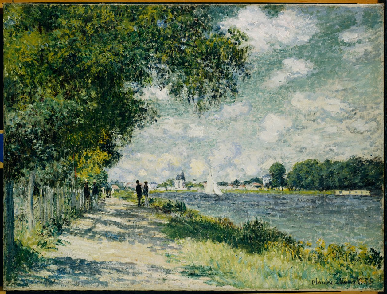 Sekwana w Argenteuil, 1875 autorstwa Claude Monet