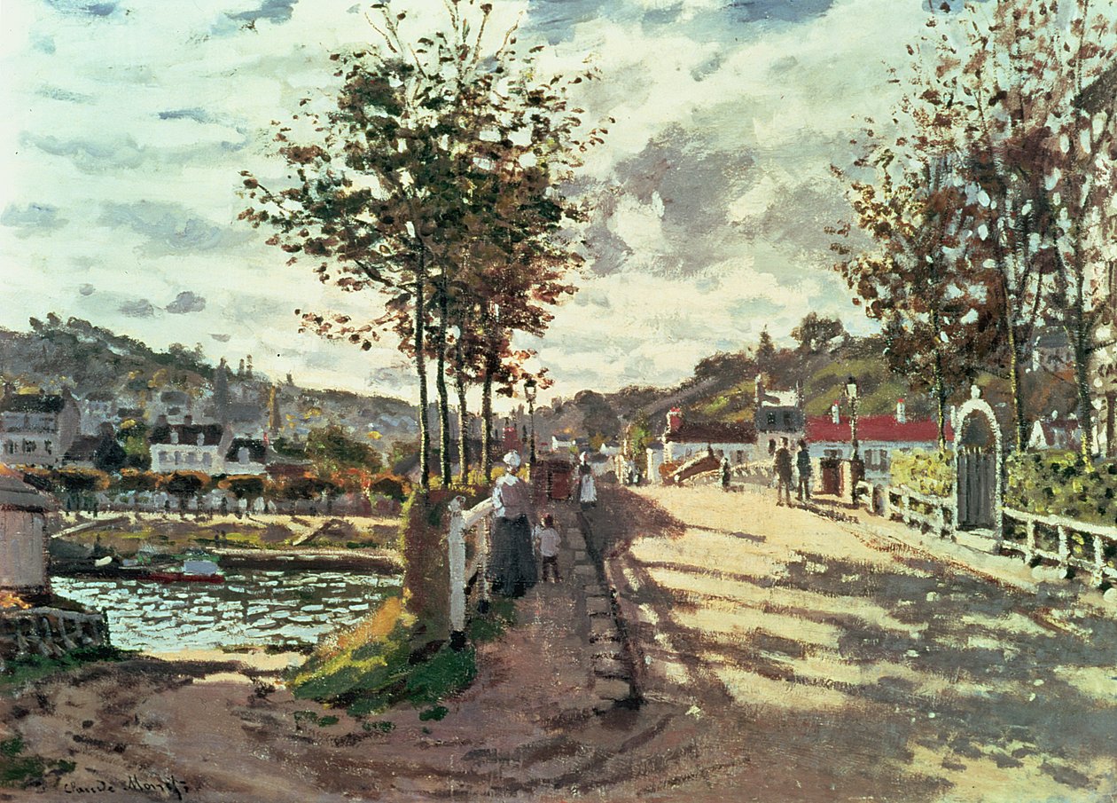 Sekwana w Bougival autorstwa Claude Monet