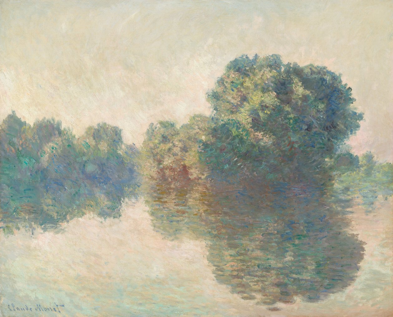 Sekwana w Giverny, 1897. autorstwa Claude Monet