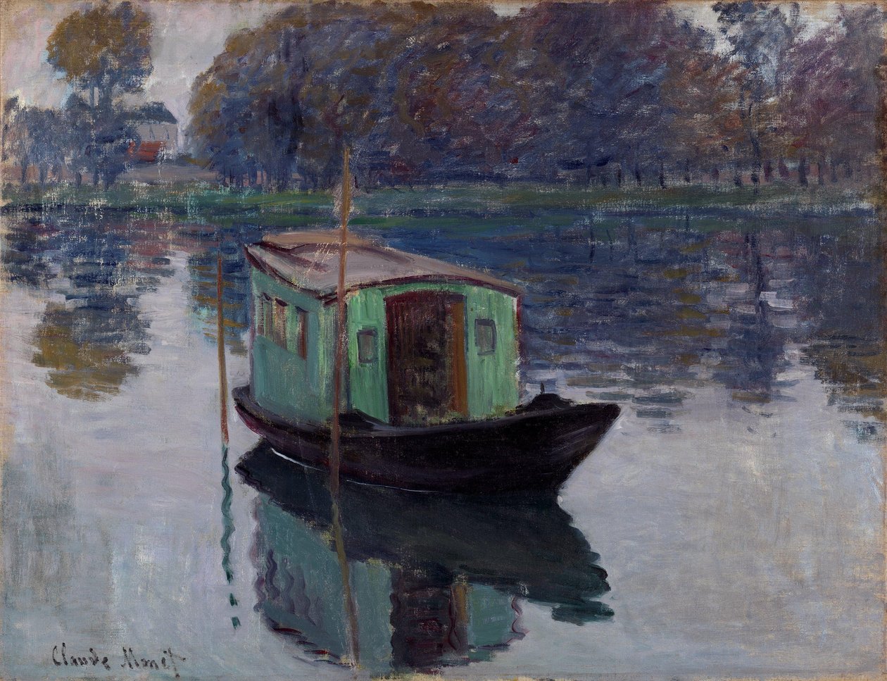 Łódź studyjna autorstwa Claude Monet