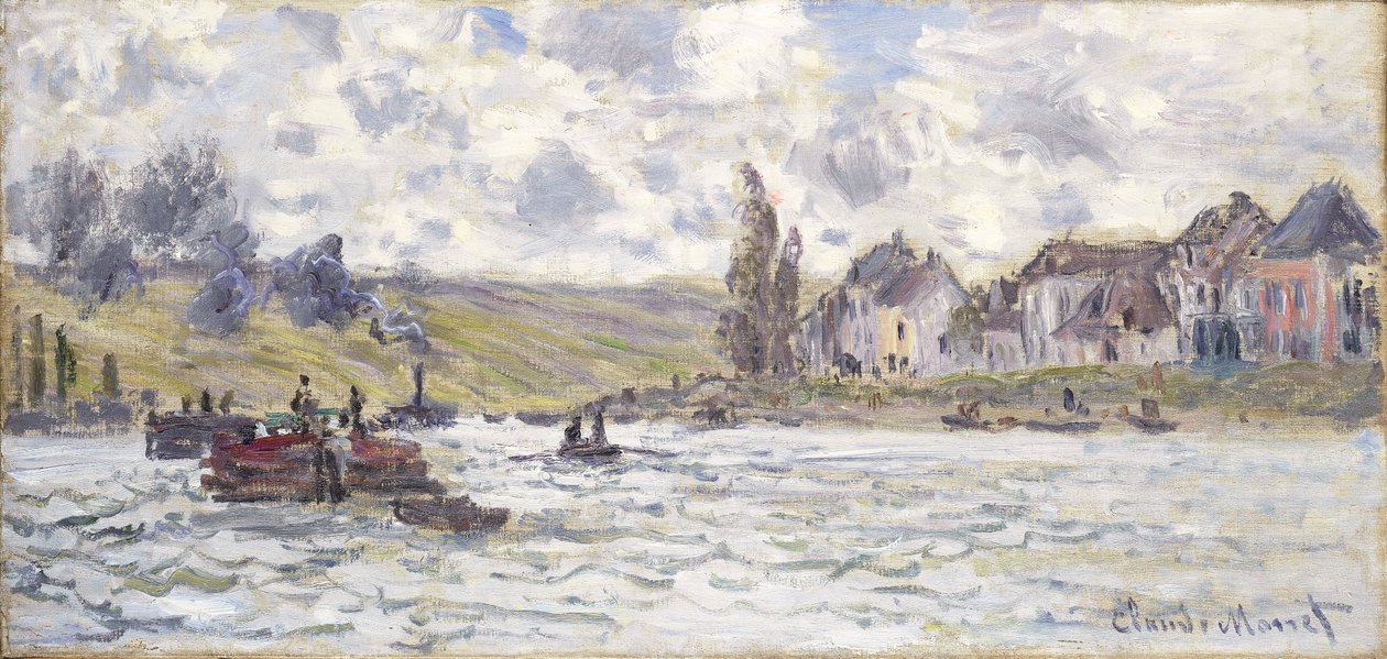 Wioska Lavacourt, 1878 autorstwa Claude Monet