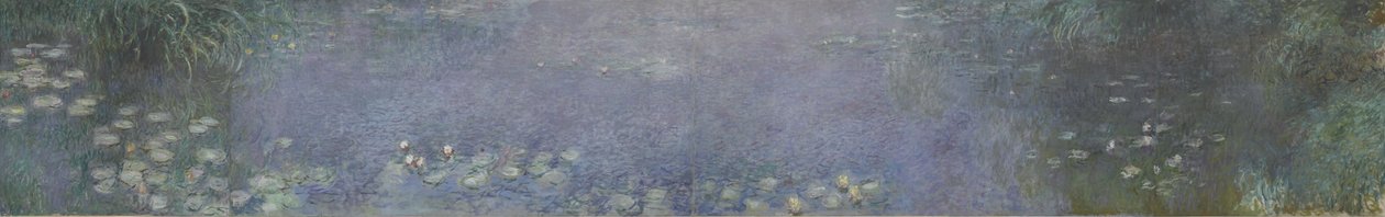 Lilie wodne - odbicia drzew, 1914-1926 autorstwa Claude Monet