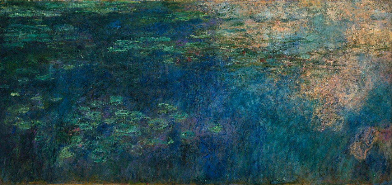 Nimfy (olej na płótnie) autorstwa Claude Monet