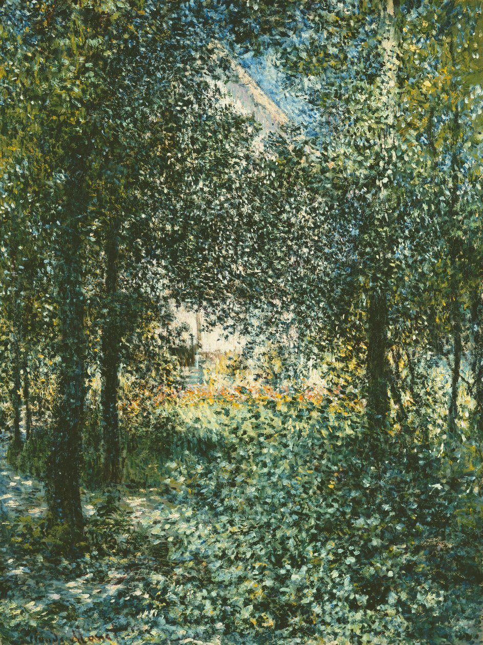 Gąszcz: Dom Argenteuil, 1876 autorstwa Claude Monet