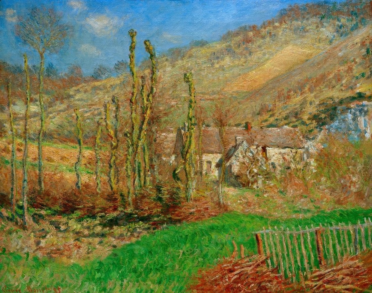 Val de Falaise zimą autorstwa Claude Monet